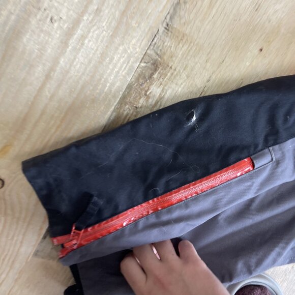 Y2K Scott Waterproof Snowmobile Ski Pants Racing Neon Orange Motorsport Men Sz M - Picture 14 of 16